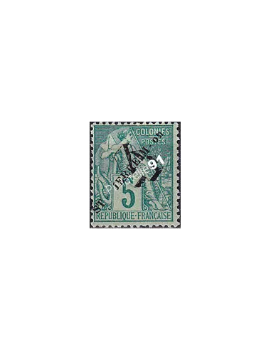 St-Pierre et Miquelon, Variété sur n° 50 charnière, timbres colonies