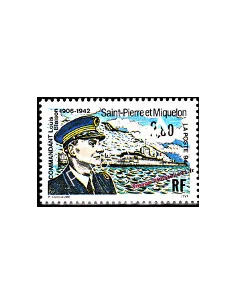 Timbre de Saint Pierre et Miquelon n° 592, collection Dom-Tom
