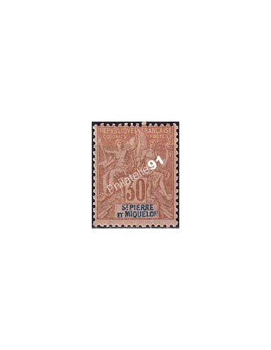St-Pierre et Miquelon, n° 67 charnière, collection timbres colonies