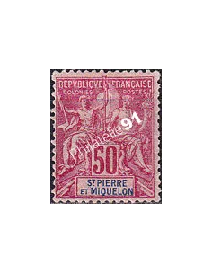 St-Pierre et Miquelon, n° 69 charnière, collection timbres colonies
