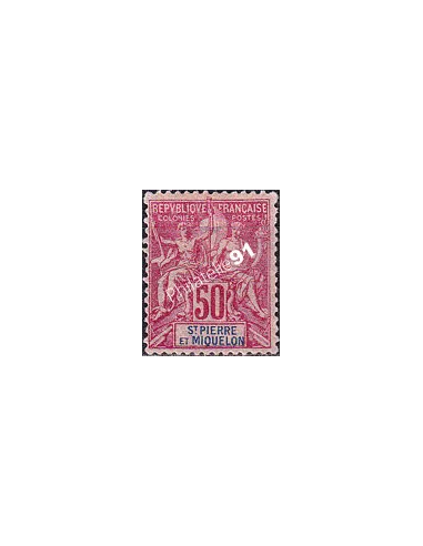 St-Pierre et Miquelon, n° 69 charnière, collection timbres colonies