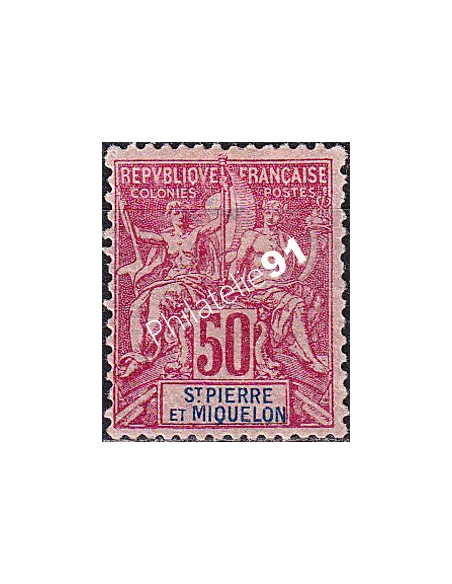 St-Pierre et Miquelon, n° 69 charnière, collection timbres colonies