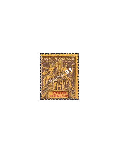 St-Pierre et Miquelon, n° 70 charnière, collection timbres colonies