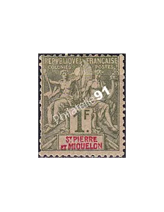 St-Pierre et Miquelon, n° 71 charnière, collection timbres colonies
