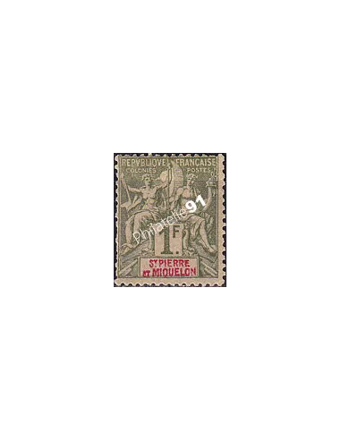 St-Pierre et Miquelon, n° 71 charnière, collection timbres colonies