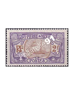 St-Pierre et Miquelon, n° 92 charnière, collection timbres colonies