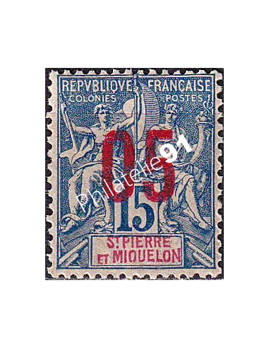 St-Pierre et Miquelon, n° 96 neuf, collection timbres colonies