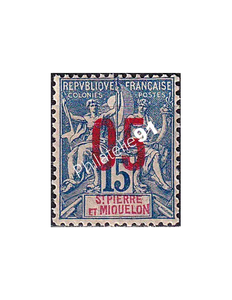 St-Pierre et Miquelon, n° 96 neuf, collection timbres colonies