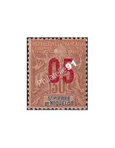 St-Pierre et Miquelon, n° 99 neuf, collection timbres colonies