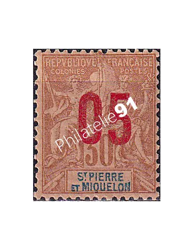St-Pierre et Miquelon, n° 99 neuf, collection timbres colonies