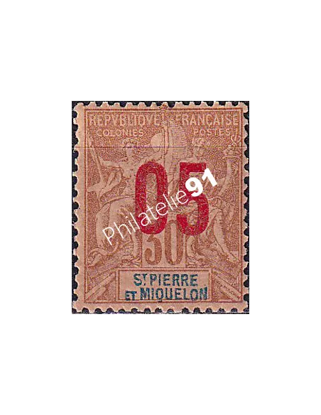 St-Pierre et Miquelon, n° 99 neuf, collection timbres colonies