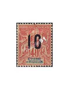 St-Pierre et Miquelon, n° 101 charnière, collection timbres colonies