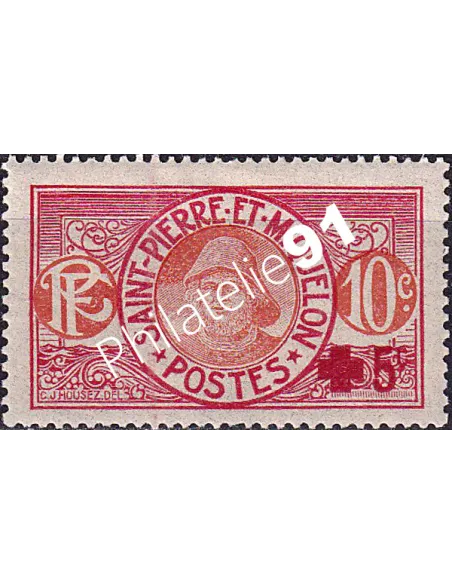 St-Pierre et Miquelon, n° 105 charnière, collection timbres colonies