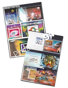 Jordanie, Lot de 3 BF Thématique Espace,  timbre Monde