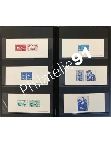 Lot de gravure de la poste, collection Lot de France