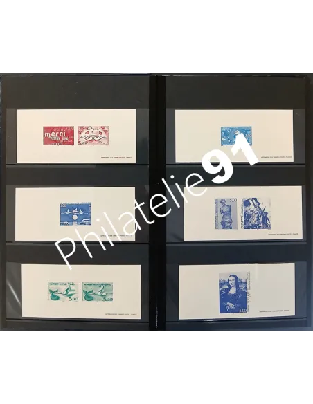 Lot de gravure de la poste, collection Lot de France