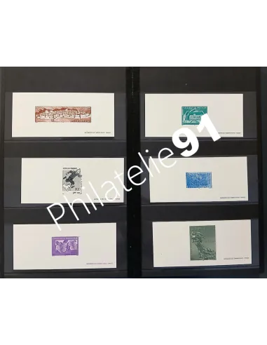 Lot de gravure de la poste, collection Lot de France