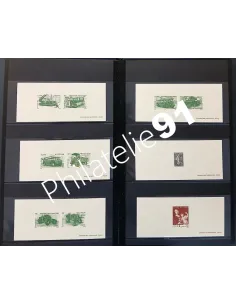 Lot de gravure de la poste, collection Lot de France