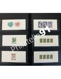 Lot de gravure de la poste, collection Lot de France