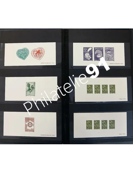 Lot de gravure de la poste, collection Lot de France
