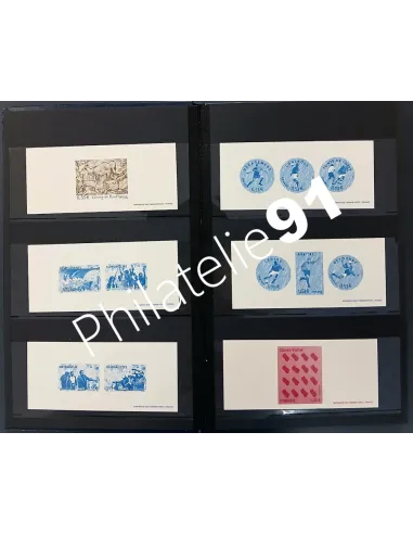 Lot de gravure de la poste, collection Lot de France