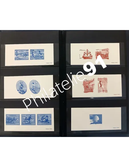 Lot de gravure de la poste, collection Lot de France