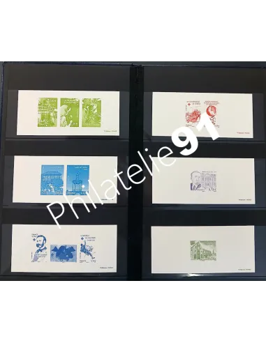 Lot de gravure de la poste, collection Lot de France