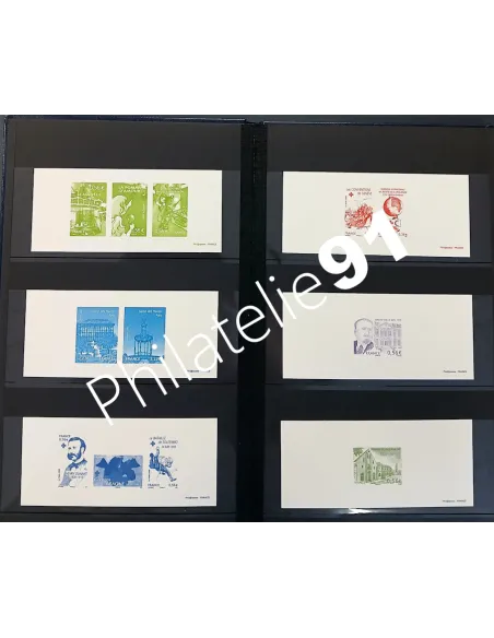 Lot de gravure de la poste, collection Lot de France