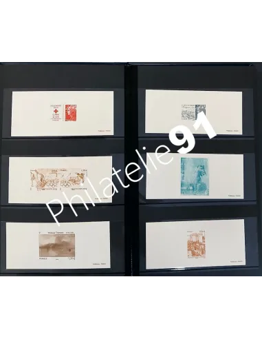 Lot de gravure de la poste, collection Lot de France