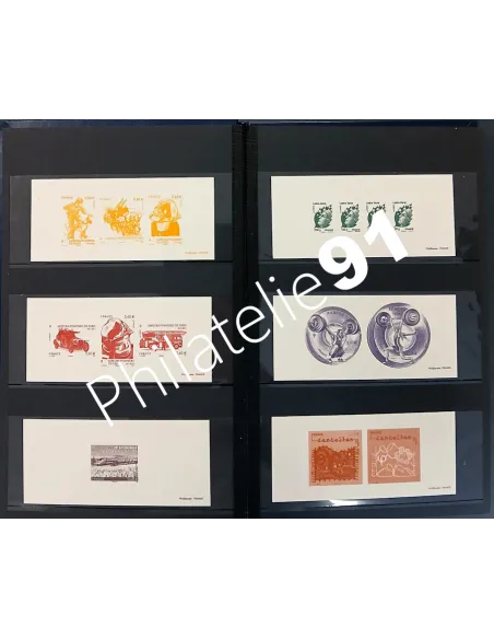 Lot de gravure de la poste, collection Lot de France