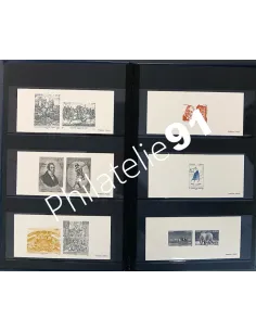 Lot de gravure de la poste, collection Lot de France