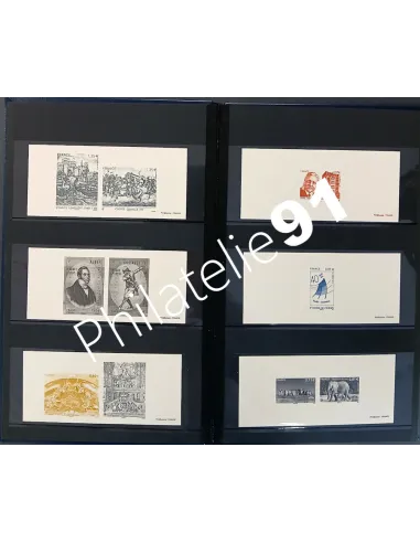 Lot de gravure de la poste, collection Lot de France