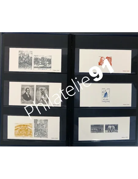 Lot de gravure de la poste, collection Lot de France