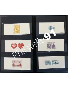 Lot de gravure de la poste, collection Lot de France