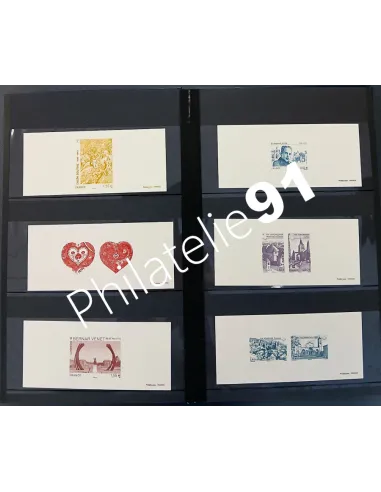 Lot de gravure de la poste, collection Lot de France