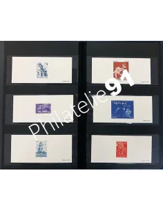 Lot de gravure de la poste, collection Lot de France
