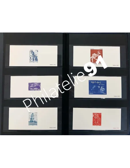 Lot de gravure de la poste, collection Lot de France