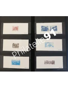 Lot de gravure de la poste, collection Lot de France