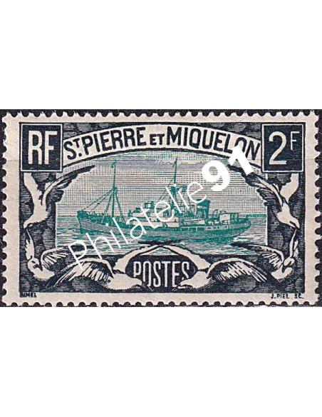 St-Pierre et Miquelon, n° 155 charnière, collection timbres colonies