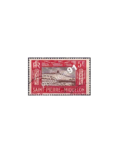 St-Pierre et Miquelon, n° 157 oblitéré, collection timbres colonies
