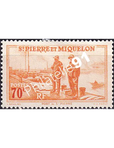 St-Pierre et Miquelon, n° 199 charnière, collection timbres colonies