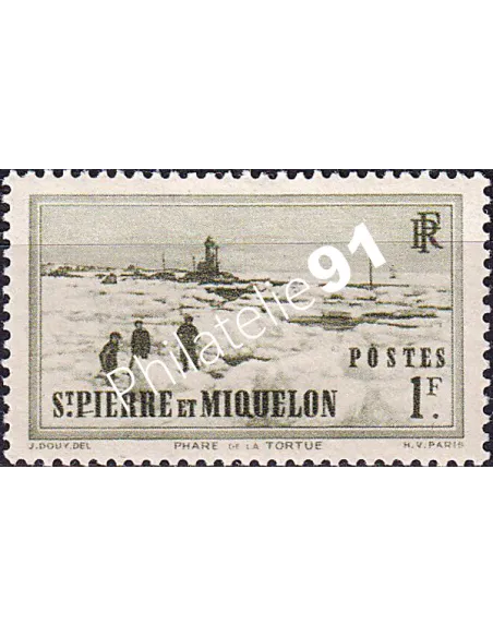 St-Pierre et Miquelon, n° 201 charnière, collection timbres colonies