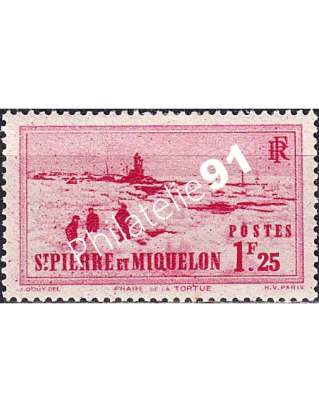 St-Pierre et Miquelon, n° 202 charnière, collection timbres colonies