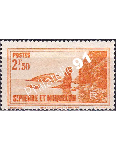St-Pierre et Miquelon, n° 206 charnière, collection timbres colonies