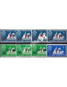 St-Pierre et Miquelon, n° 315 à 322 charnière, timbres colonies