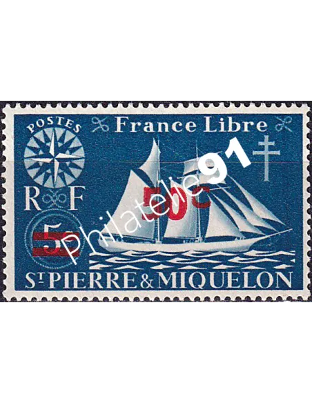 St-Pierre et Miquelon, n° 315 neuf, collection timbres colonies