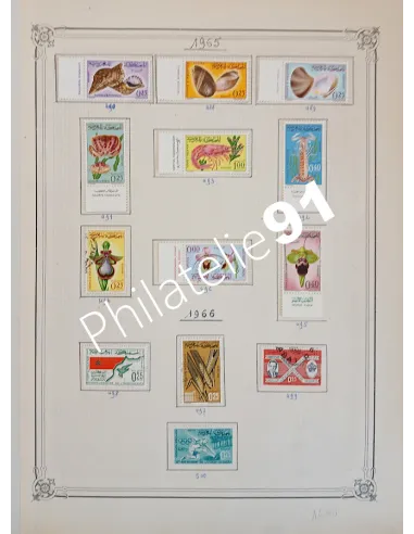 Lot de timbres du Maroc, collection Lot Tous Pays