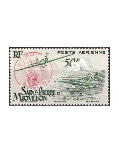 St-Pierre et Miquelon, PA n° 18 charnière, collection timbres colonies