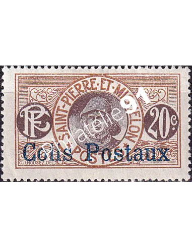 St-Pierre et Miquelon, Colis postaux n° 4 charnière, timbres colonies