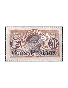 St-Pierre et Miquelon, Colis postaux n° 4 neuf, timbres colonies